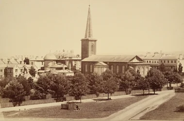 St. James Kirche, vom Hyde Park, Sydney